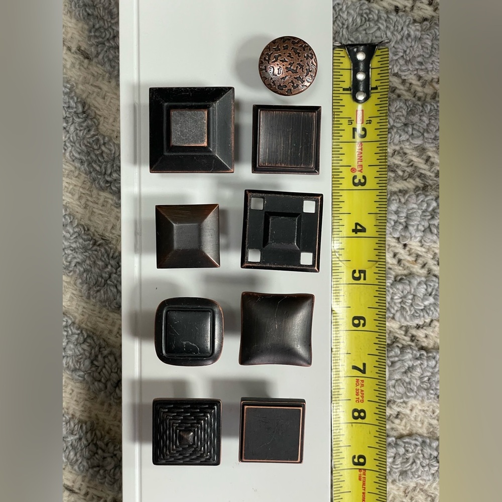 Variety of Copper Cabinet Knobs